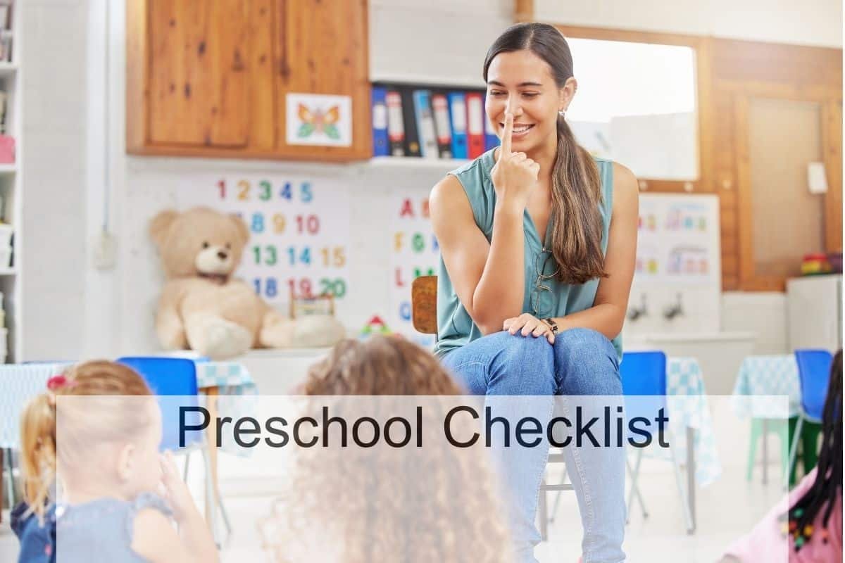 Preschool Checklist